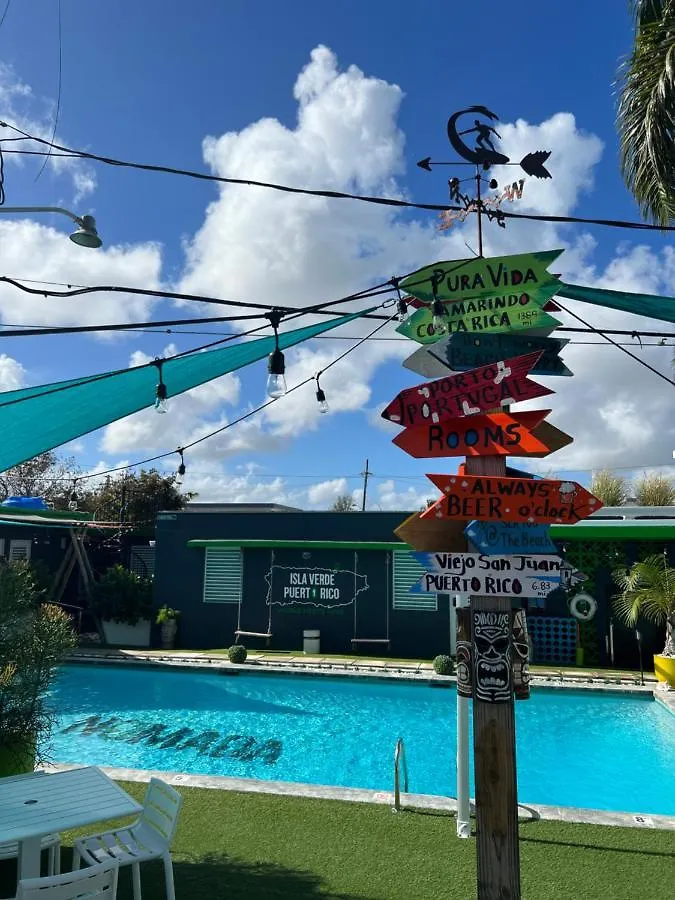 Albergue Nomada Beach Hostel- Isla Verde San Juan Porto Rico